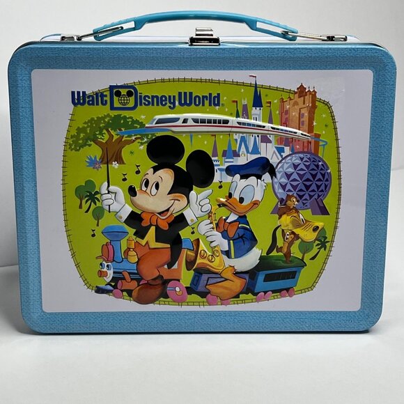2021 Walt Disney World 50thAnniversary Vault Collection MickeyMetal Lunch Box - Picture 3 of 9